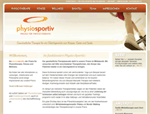 Tablet Screenshot of physio-sportiv.de